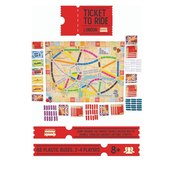 Ticket To Ride: London Strategy Board Game for ages 8 and up Brand New Sealed - Picture 3 of 10